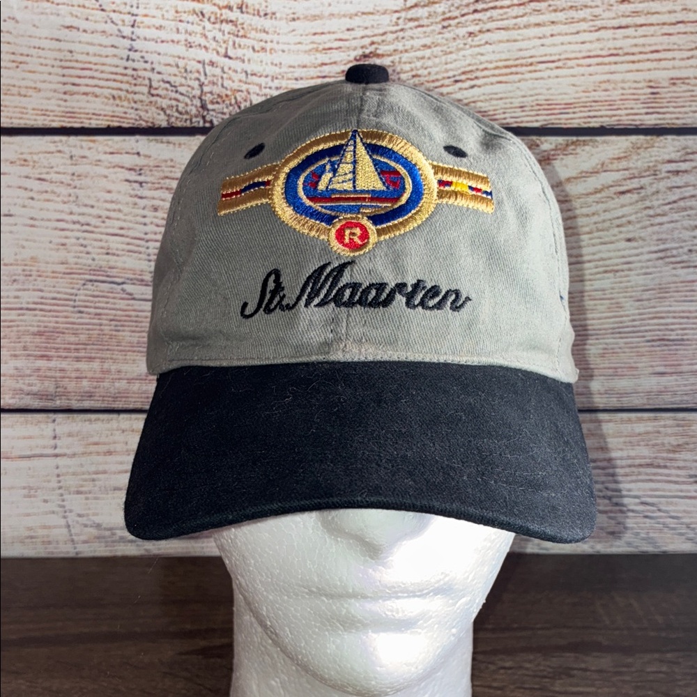 Vintage St. Maarten Embroidered Cap Adjustable